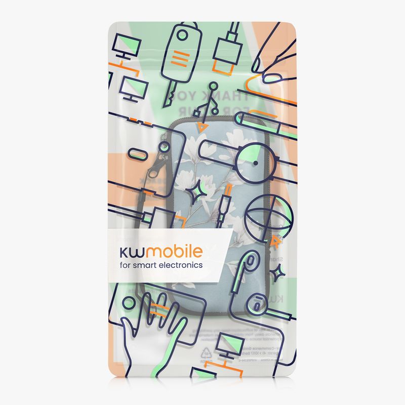 Laptop, Telefoane si Tablete - Telefoane mobile si accesorii - Accesorii Telefoane - Huse telefoane - Husa Kwmobile, protectie la socuri, marime xxl, neopren, multicolor - Infinity.ro