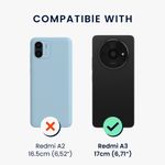 Laptop, Telefoane si Tablete - Telefoane mobile si accesorii - Accesorii Telefoane - Huse telefoane - Husa tip portofel Kwmobile pentru Xiaomi Redmi A3, inchidere magnetica, piele ecologica, negru - Infinity.ro