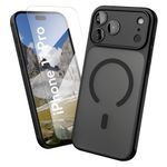 Laptop, Telefoane si Tablete - Telefoane mobile si accesorii - Accesorii Telefoane - Huse telefoane - Husa Oakshield pentru iPhone 17 Pro, compatibilitate MagSafe, sticla, TPU, negru - Infinity.ro