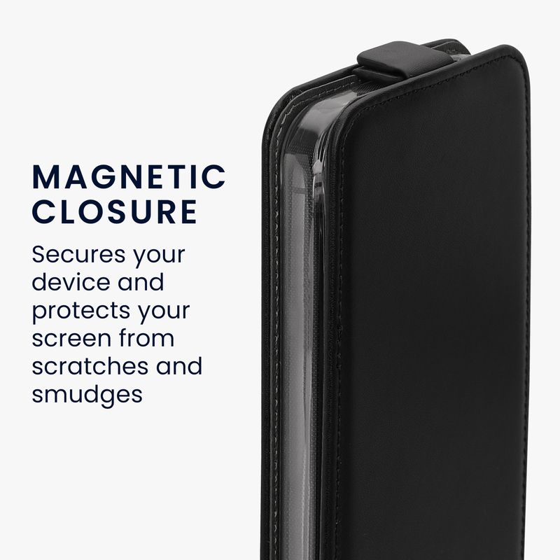 Laptop, Telefoane si Tablete - Telefoane mobile si accesorii - Accesorii Telefoane - Huse telefoane - Husa tip flip Kwmobile pentru Google Pixel 10a, inchidere magnetica, piele ecologica, negru - Infinity.ro