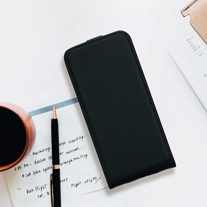 Laptop, Telefoane si Tablete - Telefoane mobile si accesorii - Accesorii Telefoane - Huse telefoane - Husa tip flip Kwmobile pentru Google Pixel 10a, inchidere magnetica, piele ecologica, negru - Infinity.ro