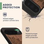 Laptop, Telefoane si Tablete - Telefoane mobile si accesorii - Accesorii Telefoane - Huse telefoane - Husa tip bumper Kwmobile pentru Google Pixel 10 Pro XL, anti-alunecare, protectie la socuri, lemn, TPU, maro - Infinity.ro