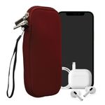 Laptop, Telefoane si Tablete - Telefoane mobile si accesorii - Accesorii Telefoane - Huse telefoane - Husa tip holster Kwmobile, protectie la zgarieturi, neopren, rosu - Infinity.ro