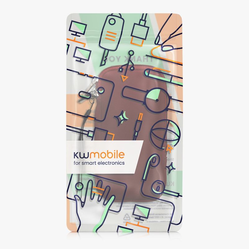 Laptop, Telefoane si Tablete - Telefoane mobile si accesorii - Accesorii Telefoane - Huse telefoane - Husa tip holster Kwmobile, protectie la zgarieturi, neopren, rosu - Infinity.ro