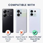 Laptop, Telefoane si Tablete - Telefoane mobile si accesorii - Accesorii Telefoane - Huse telefoane - Husa tip bumper Kwmobile pentru Xiaomi Redmi Note 13 Pro 5G/Poco X6 5G, functie stand, TPU, negru - Infinity.ro
