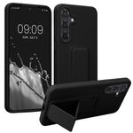 Laptop, Telefoane si Tablete - Telefoane mobile si accesorii - Accesorii Telefoane - Huse telefoane - Husa Kwmobile pentru Samsung Galaxy S25 Plus, functie stand, silicon, negru - Infinity.ro