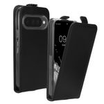 Laptop, Telefoane si Tablete - Telefoane mobile si accesorii - Accesorii Telefoane - Huse telefoane - Husa tip flip Kwmobile pentru Google Pixel 10/Pixel 10 Pro, inchidere magnetica, piele ecologica, negru - Infinity.ro