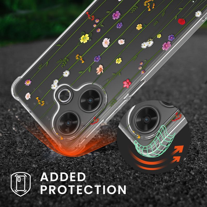 Laptop, Telefoane si Tablete - Telefoane mobile si accesorii - Accesorii Telefoane - Huse telefoane - Husa Kwmobile pentru Xiaomi Redmi 13, protectie la socuri, TPU, multicolor - Infinity.ro