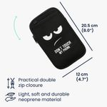 Laptop, Telefoane si Tablete - Telefoane mobile si accesorii - Accesorii Telefoane - Huse telefoane - Husa tip holster Kwmobile, prindere cu carabina, protectie la zgarieturi, neopren, multicolor - Infinity.ro