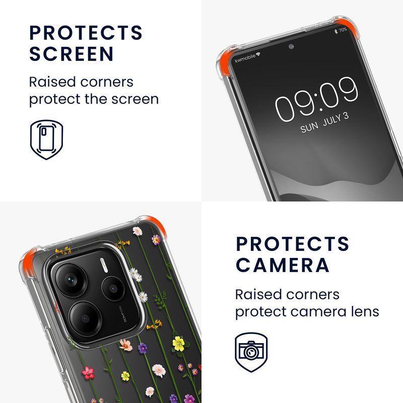Laptop, Telefoane si Tablete - Telefoane mobile si accesorii - Accesorii Telefoane - Huse telefoane - Husa Kwmobile pentru Xiaomi Redmi Note 14 5G, protectie la socuri, protectie la zgarieturi, TPU, multicolor - Infinity.ro
