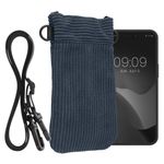 Laptop, Telefoane si Tablete - Telefoane mobile si accesorii - Accesorii Telefoane - Huse telefoane - Husa tip holster Kwmobile, inchidere magnetica, microfibra, albastru vintage - Infinity.ro