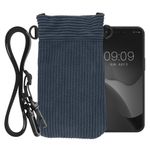 Laptop, Telefoane si Tablete - Telefoane mobile si accesorii - Accesorii Telefoane - Huse telefoane - Husa tip holster Kwmobile, inchidere magnetica, microfibra, albastru vintage - Infinity.ro