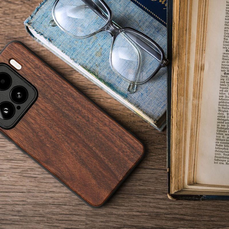 Laptop, Telefoane si Tablete - Telefoane mobile si accesorii - Accesorii Telefoane - Huse telefoane - Husa tip bumper Kwmobile pentru Xiaomi 15, anti-alunecare, lemn, TPU, maro vintage - Infinity.ro