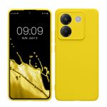 Laptop, Telefoane si Tablete - Telefoane mobile si accesorii - Accesorii Telefoane - Huse telefoane - Husa Kwmobile pentru Xiaomi Poco M7 Pro 5G, anti-alunecare, silicon, galben - Infinity.ro