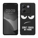 Laptop, Telefoane si Tablete - Telefoane mobile si accesorii - Accesorii Telefoane - Huse telefoane - Husa Kwmobile pentru Xiaomi Poco M7 Pro 5G, anti-alunecare, silicon, alb, negru - Infinity.ro