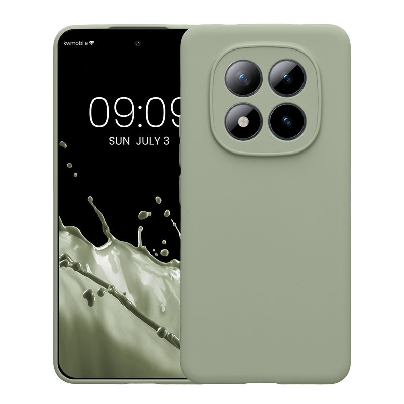 Laptop, Telefoane si Tablete - Telefoane mobile si accesorii - Accesorii Telefoane - Huse telefoane - Husa Kwmobile pentru Xiaomi Redmi Note 15 Pro 4G, anti-alunecare, silicon, verde - Infinity.ro