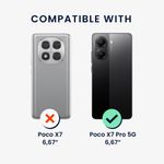 Laptop, Telefoane si Tablete - Telefoane mobile si accesorii - Accesorii Telefoane - Huse telefoane - Husa Kwmobile pentru Xiaomi Poco X7 Pro 5G, buzunar card, TPU, albastru - Infinity.ro
