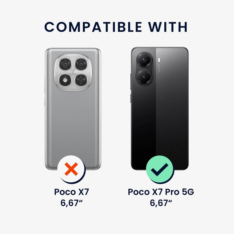 Laptop, Telefoane si Tablete - Telefoane mobile si accesorii - Accesorii Telefoane - Huse telefoane - Husa Kwmobile pentru Xiaomi Poco X7 Pro 5G, buzunar card, TPU, albastru - Infinity.ro