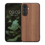 Laptop, Telefoane si Tablete - Telefoane mobile si accesorii - Accesorii Telefoane - Huse telefoane - Husa tip bumper Kwmobile pentru Samsung Galaxy A56 5G, anti-alunecare, protectie la socuri, lemn, TPU, maro - Infinity.ro