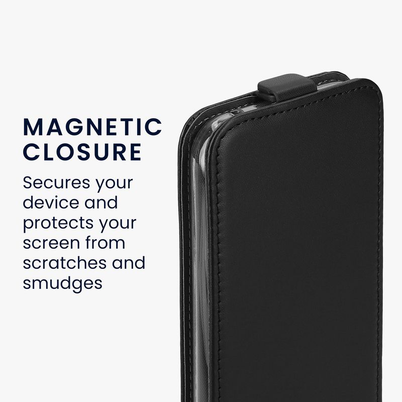 Laptop, Telefoane si Tablete - Telefoane mobile si accesorii - Accesorii Telefoane - Huse telefoane - Husa tip flip Kwmobile pentru Google Pixel 8a, inchidere magnetica, piele ecologica, negru - Infinity.ro