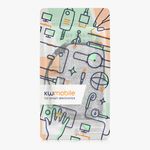 Laptop, Telefoane si Tablete - Telefoane mobile si accesorii - Accesorii Telefoane - Huse telefoane - Husa tip holster Kwmobile, anti-alunecare, neopren, gri deschis mat, alb - Infinity.ro