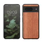 Laptop, Telefoane si Tablete - Telefoane mobile si accesorii - Accesorii Telefoane - Huse telefoane - Husa tip bumper Kwmobile pentru Google Pixel 8, anti-alunecare, lemn, TPU, multicolor - Infinity.ro
