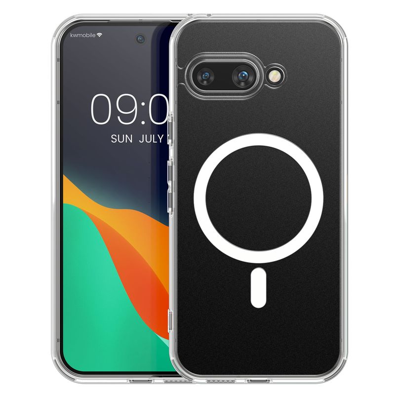 Laptop, Telefoane si Tablete - Telefoane mobile si accesorii - Accesorii Telefoane - Huse telefoane - Husa tip bumper Kwmobile pentru Google Pixel 9a, incarcare wireless, TPU, transparent - Infinity.ro
