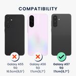 Laptop, Telefoane si Tablete - Telefoane mobile si accesorii - Accesorii Telefoane - Huse telefoane - Husa tip portofel Kwmobile pentru Samsung Galaxy A57 5G, inchidere magnetica, piele ecologica, negru - Infinity.ro