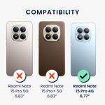 Laptop, Telefoane si Tablete - Telefoane mobile si accesorii - Accesorii Telefoane - Huse telefoane - Husa tip bumper Kwmobile pentru Xiaomi Redmi Note 15 Pro 4G, anti-alunecare, protectie la socuri, lemn, TPU, maro - Infinity.ro