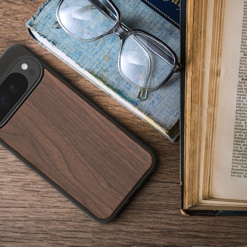 Laptop, Telefoane si Tablete - Telefoane mobile si accesorii - Accesorii Telefoane - Huse telefoane - Husa tip bumper Kwmobile pentru Google Pixel 10 Pro XL, anti-alunecare, lemn, TPU, maro - Infinity.ro