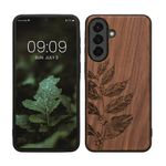 Laptop, Telefoane si Tablete - Telefoane mobile si accesorii - Accesorii Telefoane - Huse telefoane - Husa tip bumper Kwmobile pentru Samsung Galaxy A57 5G, protectie la socuri, lemn, TPU, maro - Infinity.ro