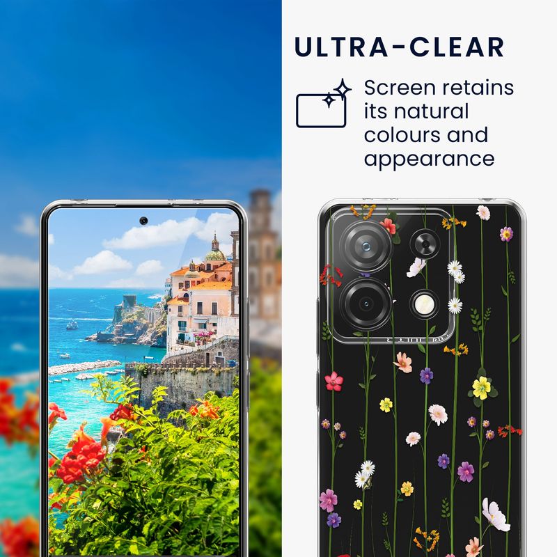 Laptop, Telefoane si Tablete - Telefoane mobile si accesorii - Accesorii Telefoane - Huse telefoane - Husa Kwmobile pentru Xiaomi Redmi Note 13 Pro 5G/Poco X6 5G, protectie la zgarieturi, TPU, sticla temperata, multicolor - Infinity.ro
