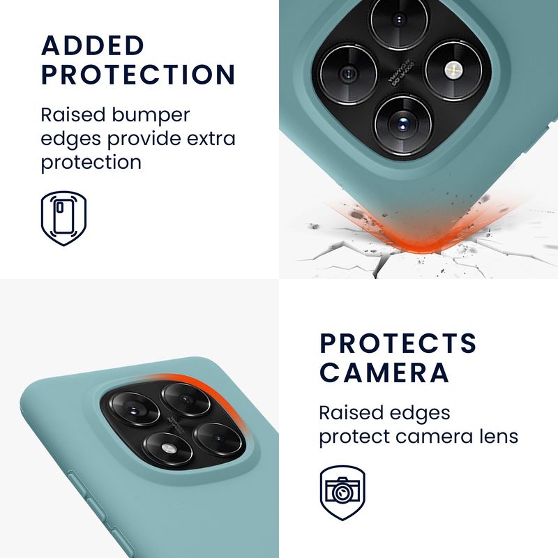 Laptop, Telefoane si Tablete - Telefoane mobile si accesorii - Accesorii Telefoane - Huse telefoane - Husa Kwmobile pentru Xiaomi Redmi Note 14 Pro 5G/Redmi Note 14 Pro Plus 5G/Poco X7, incarcare wireless, silicon, noapte - Infinity.ro