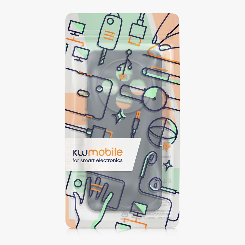 Laptop, Telefoane si Tablete - Telefoane mobile si accesorii - Accesorii Telefoane - Huse telefoane - Husa Kwmobile pentru Xiaomi Redmi 14C/Poco C75, anti-alunecare, silicon, gri - Infinity.ro