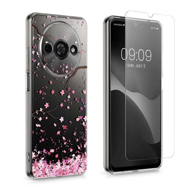 Laptop, Telefoane si Tablete - Telefoane mobile si accesorii - Accesorii Telefoane - Huse telefoane - Husa Kwmobile pentru Xiaomi Redmi A3, protectie la zgarieturi, TPU, sticla temperata, multicolor - Infinity.ro