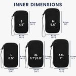 Laptop, Telefoane si Tablete - Telefoane mobile si accesorii - Accesorii Telefoane - Huse telefoane - Husa tip holster Kwmobile, protectie la socuri, neopren, textil, rosu aramiu - Infinity.ro
