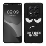 Laptop, Telefoane si Tablete - Telefoane mobile si accesorii - Accesorii Telefoane - Huse telefoane - Husa Kwmobile pentru Xiaomi Redmi Note 14 Pro 5G/Poco X7, anti-alunecare, protectie la socuri, silicon, alb, negru - Infinity.ro