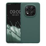Laptop, Telefoane si Tablete - Telefoane mobile si accesorii - Accesorii Telefoane - Huse telefoane - Husa Kwmobile pentru Xiaomi Redmi Note 14 Pro 5G/Redmi Note 14 Pro Plus 5G/Poco X7, incarcare wireless, silicon, verde - Infinity.ro