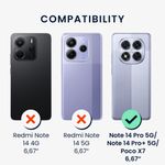 Laptop, Telefoane si Tablete - Telefoane mobile si accesorii - Accesorii Telefoane - Huse telefoane - Husa Kwmobile pentru Xiaomi Redmi Note 14 Pro 5G/Redmi Note 14 Pro Plus 5G/Poco X7, incarcare wireless, silicon, verde - Infinity.ro