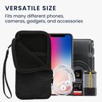 Laptop, Telefoane si Tablete - Telefoane mobile si accesorii - Accesorii Telefoane - Huse telefoane - Husa tip holster Kwmobile, protectie la zgarieturi, protectie la praf, panza, microfibra, negru - Infinity.ro