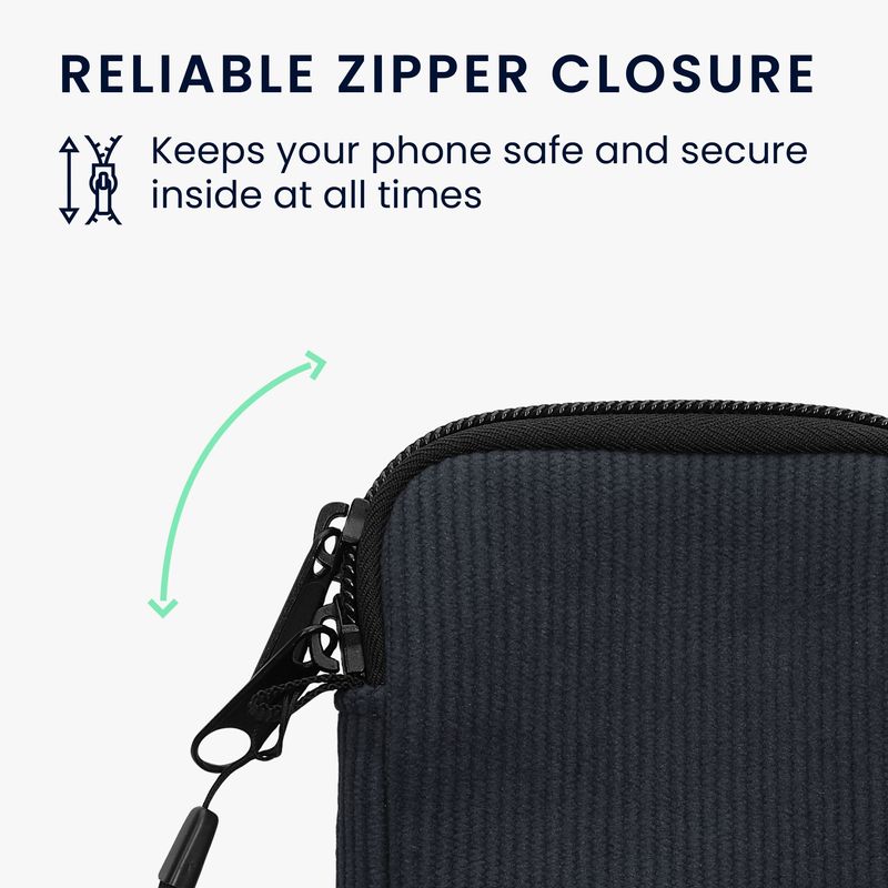 Laptop, Telefoane si Tablete - Telefoane mobile si accesorii - Accesorii Telefoane - Huse telefoane - Husa tip holster Kwmobile, protectie la socuri, neopren, textil, albastru - Infinity.ro