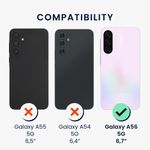 Laptop, Telefoane si Tablete - Telefoane mobile si accesorii - Accesorii Telefoane - Huse telefoane - Husa tip flip Kwmobile pentru Samsung Galaxy A56 5G, inchidere magnetica, piele ecologica, negru - Infinity.ro