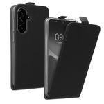 Laptop, Telefoane si Tablete - Telefoane mobile si accesorii - Accesorii Telefoane - Huse telefoane - Husa tip flip Kwmobile pentru Samsung Galaxy A56 5G, inchidere magnetica, piele ecologica, negru - Infinity.ro