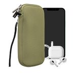 Laptop, Telefoane si Tablete - Telefoane mobile si accesorii - Accesorii Telefoane - Huse telefoane - Husa tip holster Kwmobile, protectie la zgarieturi, neopren, verde - Infinity.ro