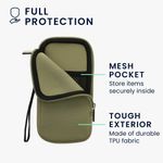 Laptop, Telefoane si Tablete - Telefoane mobile si accesorii - Accesorii Telefoane - Huse telefoane - Husa tip holster Kwmobile, protectie la zgarieturi, neopren, verde - Infinity.ro