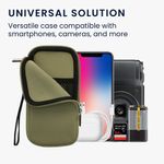 Laptop, Telefoane si Tablete - Telefoane mobile si accesorii - Accesorii Telefoane - Huse telefoane - Husa tip holster Kwmobile, protectie la zgarieturi, neopren, verde - Infinity.ro