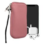 Laptop, Telefoane si Tablete - Telefoane mobile si accesorii - Accesorii Telefoane - Huse telefoane - Husa tip holster Kwmobile, anti-alunecare, protectie la zgarieturi, neopren, roz - Infinity.ro