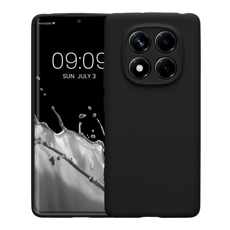 Laptop, Telefoane si Tablete - Telefoane mobile si accesorii - Accesorii Telefoane - Huse telefoane - Husa Kwmobile pentru Xiaomi Redmi Note 14 Pro 4G, anti-alunecare, silicon, negru - Infinity.ro