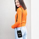 Laptop, Telefoane si Tablete - Telefoane mobile si accesorii - Accesorii Telefoane - Huse telefoane - Husa tip holster Kwmobile, prindere cu carabina, neopren, multicolor - Infinity.ro