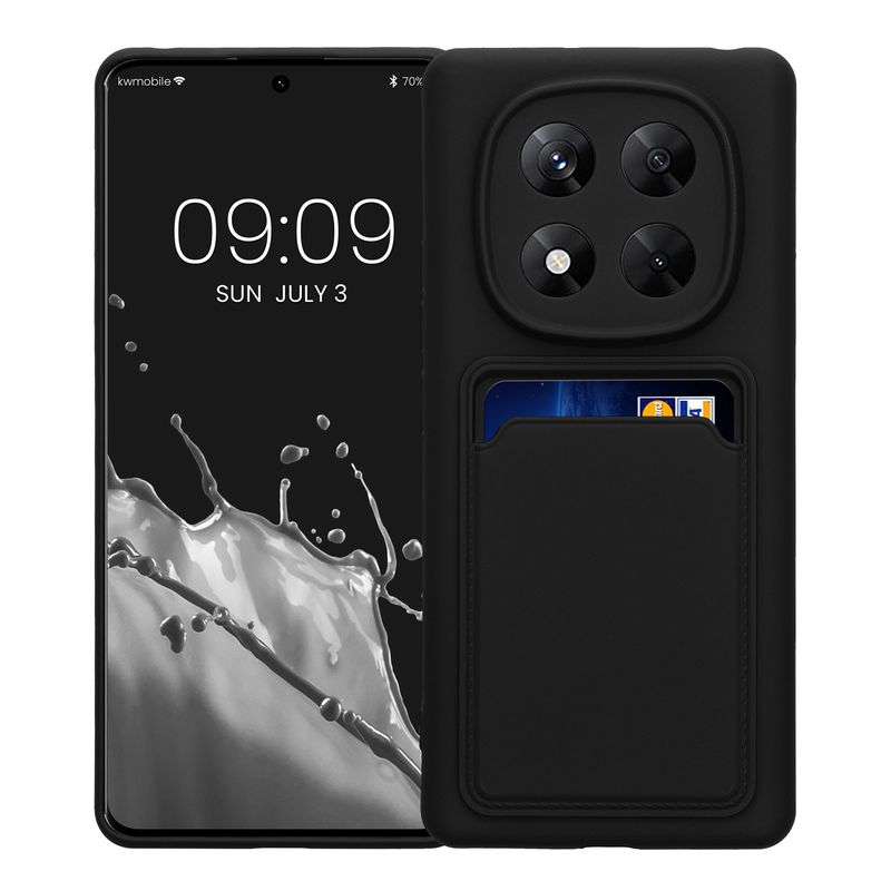 Laptop, Telefoane si Tablete - Telefoane mobile si accesorii - Accesorii Telefoane - Huse telefoane - Husa Kwmobile pentru Xiaomi Redmi Note 14 Pro 5G/Redmi Note 14 Pro Plus 5G/Poco X7, incarcare wireless, silicon, negru - Infinity.ro